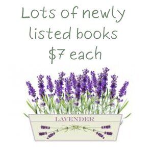 Lots of newly listed books and DVDs at $7 each plus shipping